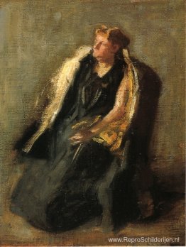 Portret van mevrouw Hubbard (schets) Portret van mevrouw Hubbard (schets)