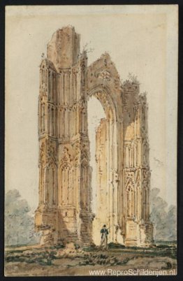 Een deel van de ruïnes van Walsingham Priory Een deel van de ruïnes van Walsingham Priory