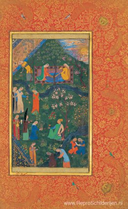 Sultan Hossein Mirza in Promenade (rechterdeel) Sultan Hossein Mirza in Promenade (rechterdeel)