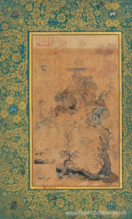 Een regel uit Moraqqa'-e Golshan p.147 Een regel uit Moraqqa'-e Golshan p.147