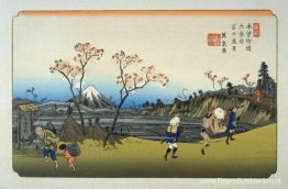 Omiya, pl. 5 uit een facsimile-uitgave van Negenenzestig station Omiya, pl. 5 uit een facsimile-uitgave van Negenenzestig station