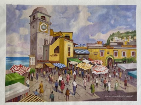 Schilderij in opdracht – foto van het voltooide schilderij