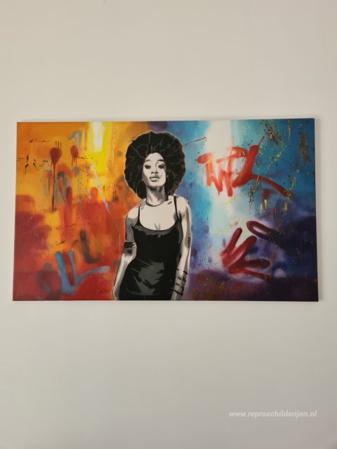 Schilderij in opdracht – foto van het voltooide schilderij