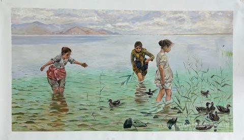 Schilderij in opdracht – foto van het voltooide schilderij