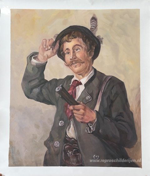 Schilderij in opdracht – foto van het voltooide schilderij