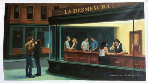 Schilderij in opdracht – foto van het voltooide schilderij