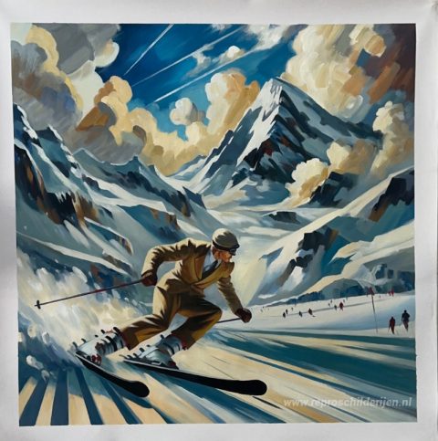 Schilderij in opdracht – foto van het voltooide schilderij