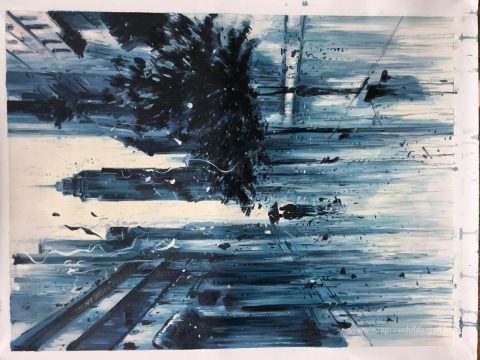 Schilderij in opdracht – foto van het voltooide schilderij