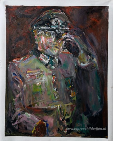 Schilderij in opdracht – foto van het voltooide schilderij