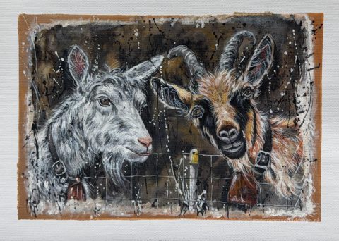 Schilderij in opdracht – foto van het voltooide schilderij