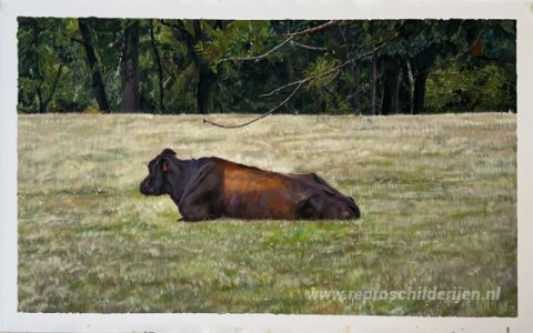 Schilderij in opdracht – foto van het voltooide schilderij