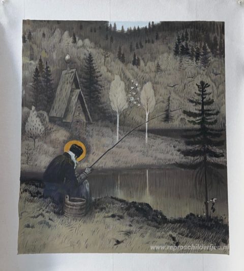 Schilderij in opdracht – foto van het voltooide schilderij