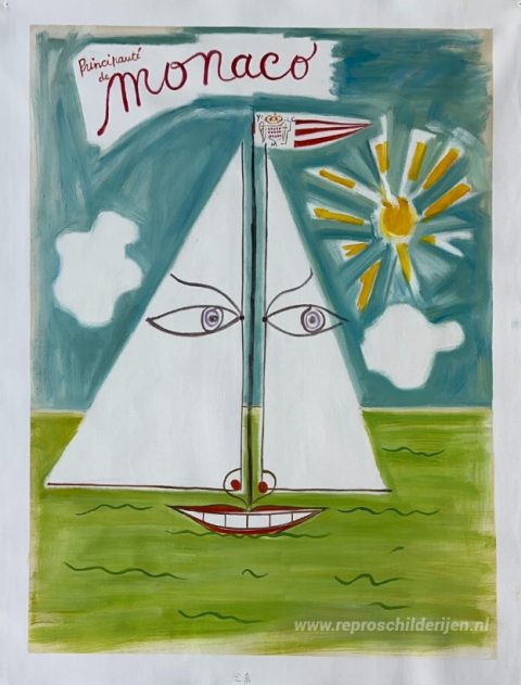 Schilderij in opdracht – foto van het voltooide schilderij