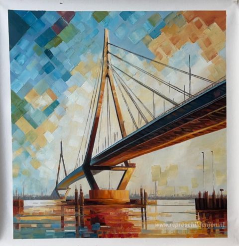 Schilderij in opdracht – foto van het voltooide schilderij