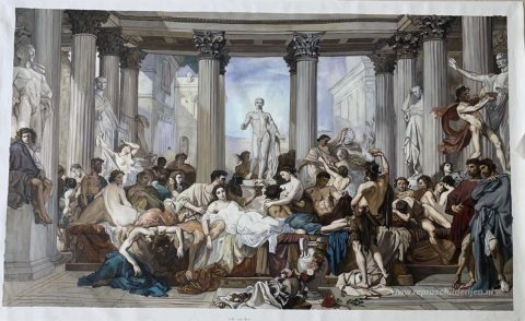 Schilderij in opdracht – foto van het voltooide schilderij
