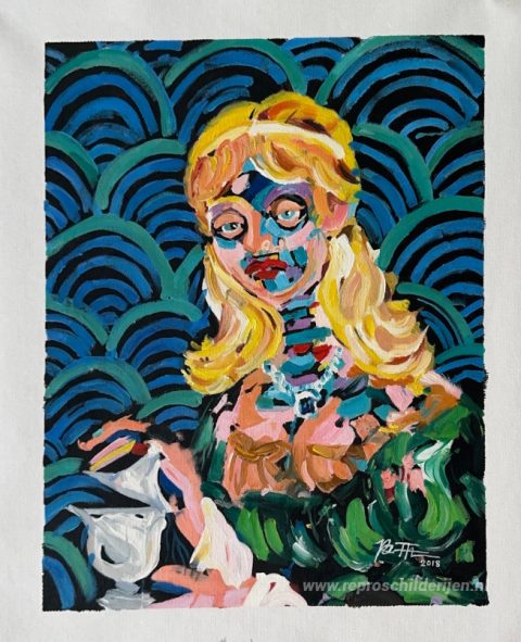 Schilderij in opdracht – foto van het voltooide schilderij