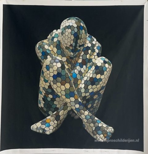 Schilderij in opdracht – foto van het voltooide schilderij