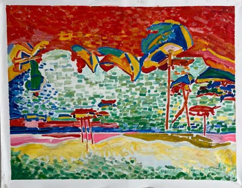 Schilderij in opdracht – foto van het voltooide schilderij