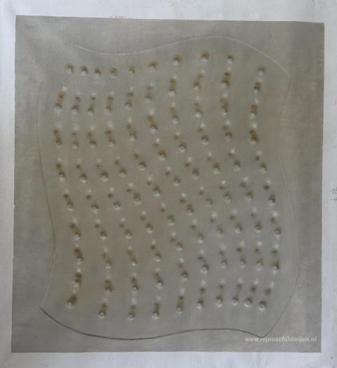 Oppervlakte 3 – met de hand geschilderde reproductie, foto van het voltooide schilderij