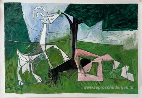 Schilderij in opdracht – foto van het voltooide schilderij