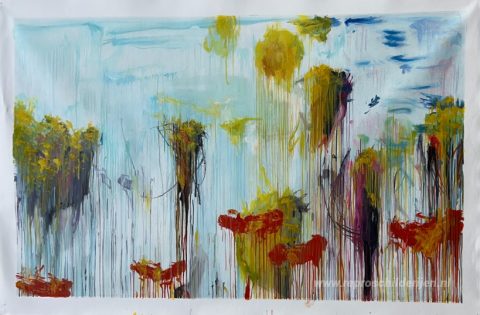 Schilderij in opdracht – foto van het voltooide schilderij
