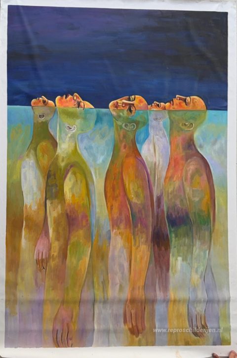 Schilderij in opdracht – foto van het voltooide schilderij
