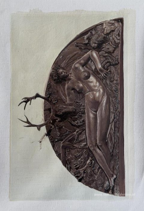 Schilderij in opdracht – foto van het voltooide schilderij