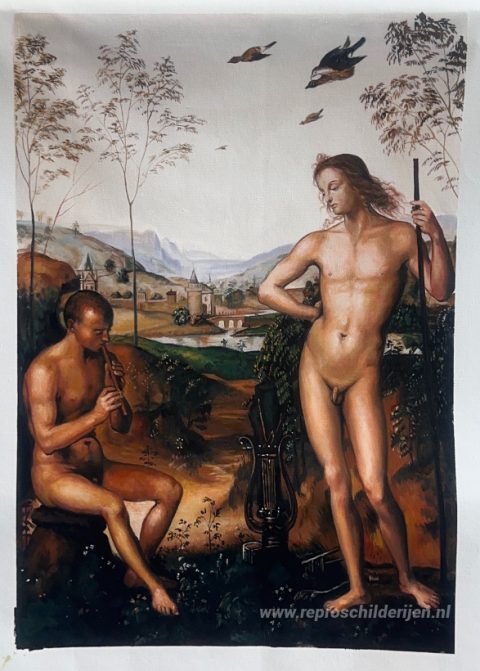 Schilderij in opdracht – foto van het voltooide schilderij
