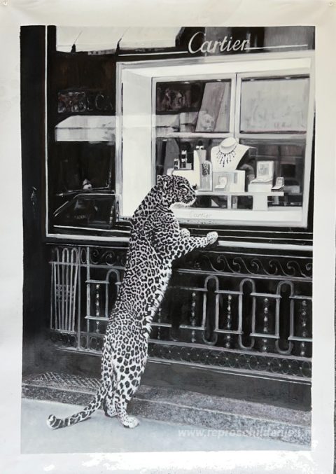 Schilderij in opdracht – foto van het voltooide schilderij
