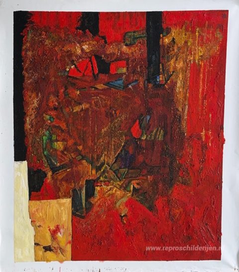 Schilderij in opdracht – foto van het voltooide schilderij