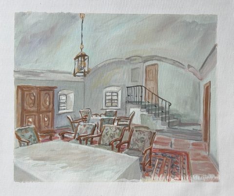 Schilderij in opdracht – foto van het voltooide schilderij