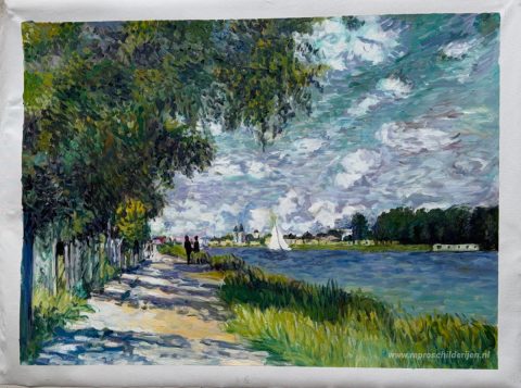 Schilderij in opdracht – foto van het voltooide schilderij
