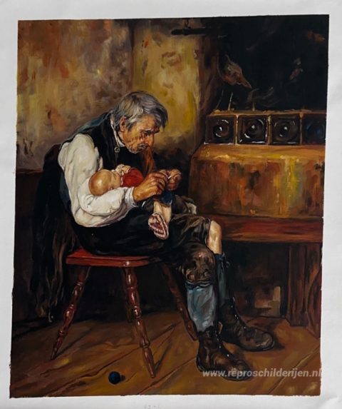 Schilderij in opdracht – foto van het voltooide schilderij
