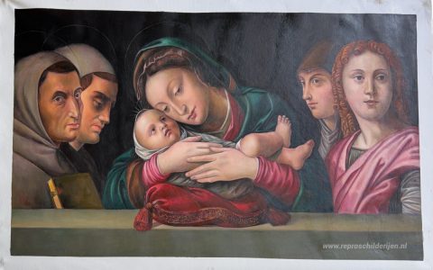 Schilderij in opdracht – foto van het voltooide schilderij