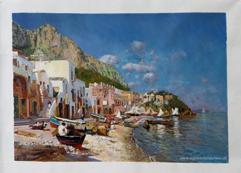 Schilderij in opdracht – foto van het voltooide schilderij