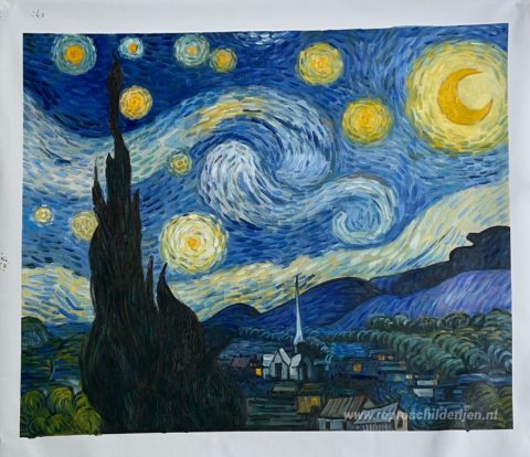 Schilderij in opdracht – foto van het voltooide schilderij