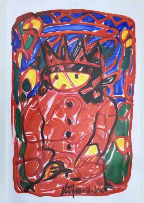 Schilderij in opdracht – foto van het voltooide schilderij
