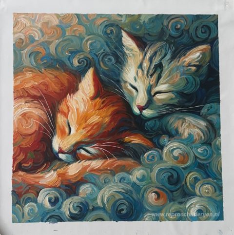 Schilderij in opdracht – foto van het voltooide schilderij
