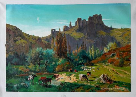 Schilderij in opdracht – foto van het voltooide schilderij