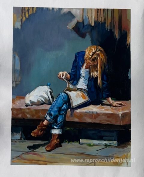 Schilderij in opdracht – foto van het voltooide schilderij