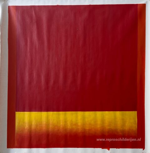 408/64 – met de hand geschilderde reproductie, foto van het voltooide schilderij