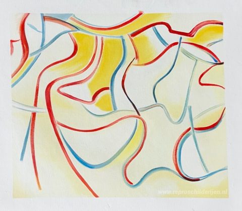 Schilderij in opdracht – foto van het voltooide schilderij