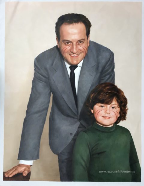 Schilderij in opdracht – foto van het voltooide schilderij