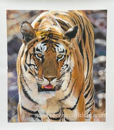 Schilderij in opdracht – foto van het voltooide schilderij