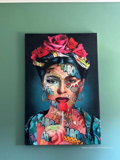 Schilderij in opdracht – foto van het voltooide schilderij