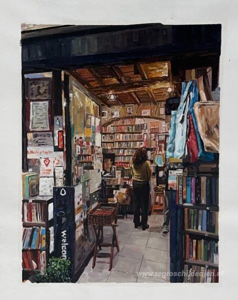 Schilderij in opdracht – foto van het voltooide schilderij