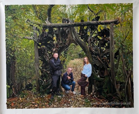 Schilderij in opdracht – foto van het voltooide schilderij