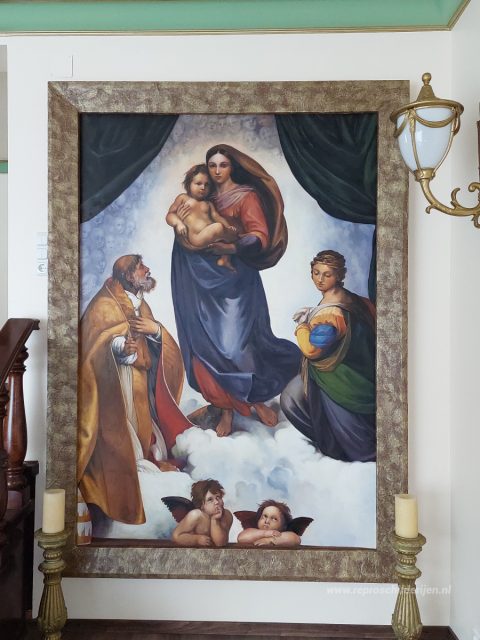 Schilderij in opdracht – foto van het voltooide schilderij