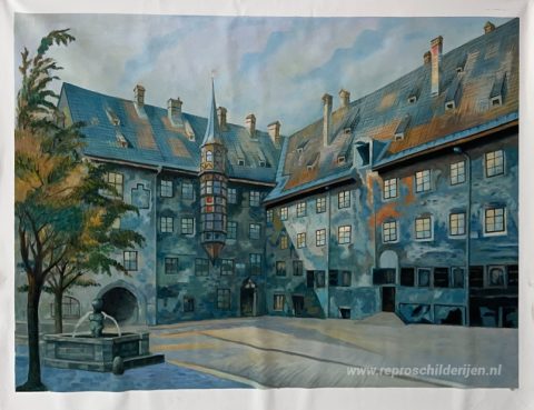Schilderij in opdracht – foto van het voltooide schilderij
