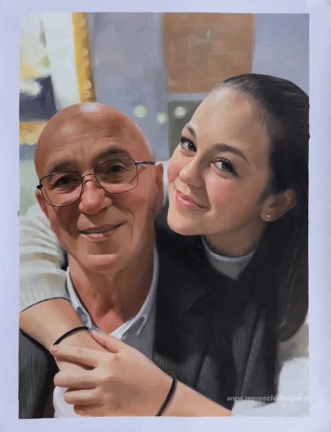 Schilderij in opdracht – foto van het voltooide schilderij